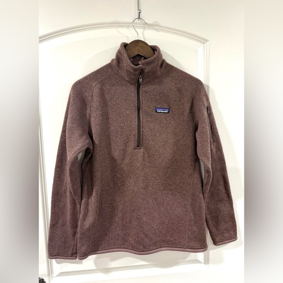 Patagonia Jackets & Blazers - Patagonia Better Sweater Women’s Medium 1/4 Zip Fleece Pullover Brown